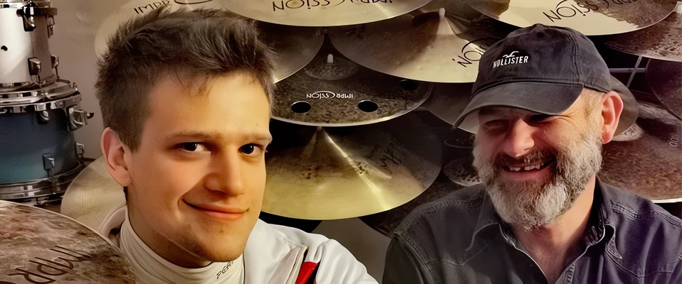 Kacper i Piotr Wójciccy z Impression Cymbals Polska