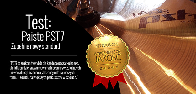 Test talerzy perkusyjnych Paiste PST 7 w Infomusic.pl