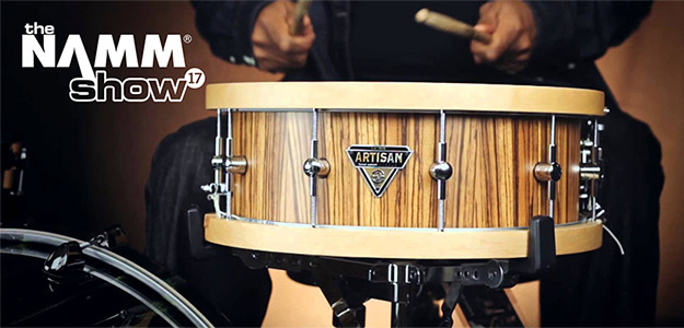 NAMM2017: Dixon prezentuje piękny zestaw Fuse Zebrawood