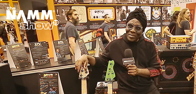 NAMM'19: Richard Bona na stoisku Markbass