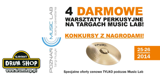 Sklep perkusyjny Avant Drum Shop zaprasza na darmowe warsztaty