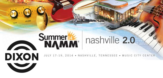 Dixon nagrodzony na targach Summer Namm 2014
