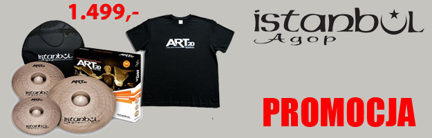 T-shirt i pokrowiec do każdego zestawu Istanbul Agop ART20!