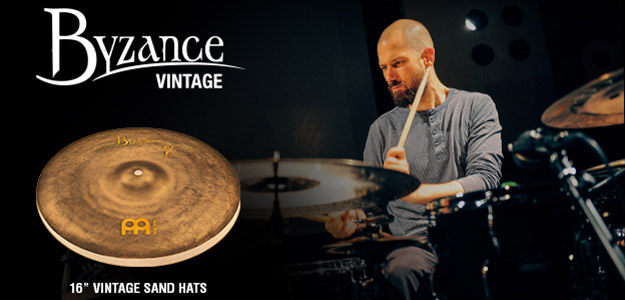 Byzance Vintage 16&quot; Vintage Sand Hats - Nowośc od Meinl Cymbals