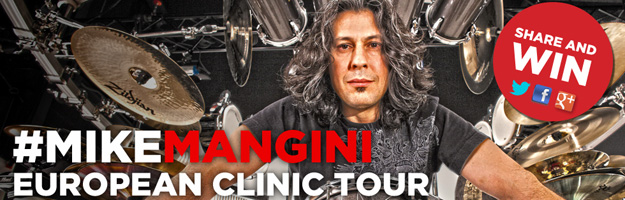 Mike Mangini rusza w trasę z klinikami