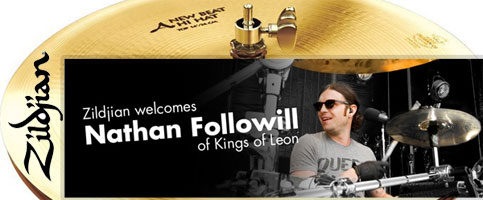 NATHAN FOLLOWILL (KINGS OF LEON) W RODZINIE ZILDJIAN