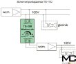 Rduch TX-100 - redukcja sygnału instalacji 100V na sygnał liniowy 0.7V - zdjęcie 2