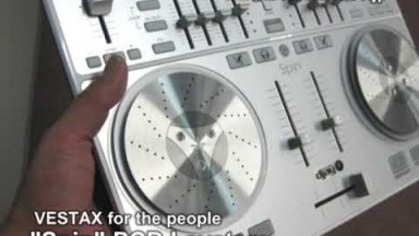 VESTAX "SPIN" New  system for "djay3" (mac soft) Dec. 2009